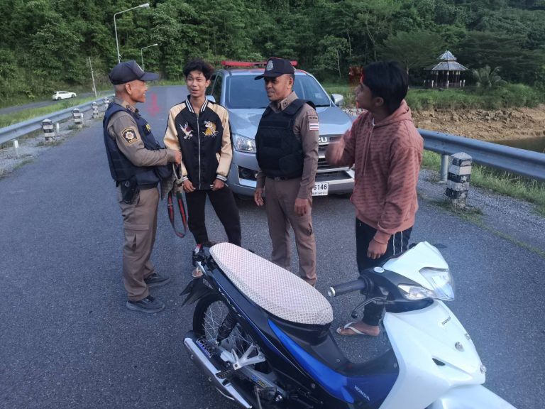 กวดขันการแข่งรถในทางและลาดตระเวนป้องกันเหตุ